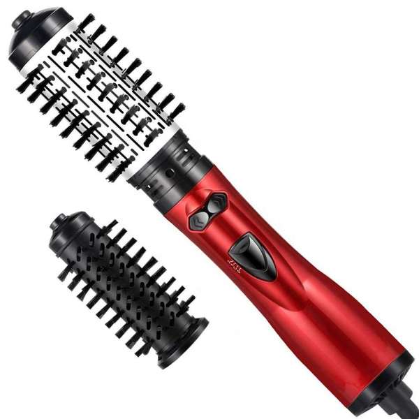 3 in 1 Hot Air Spin Brush Styling Frizz Control Auto-rotating Negative Ionic Hair Curler Dryer Brush